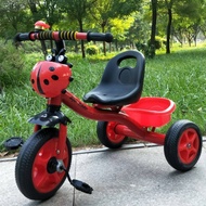 SIAP PASANG Basikal Kanak-Kanak 3 Roda Kids Tricycle Kids Bicycle 3 Wheels with Lady Bugs Basket Bas