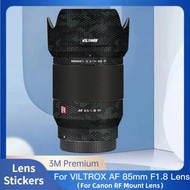 85 1.8 RF Decal Vinyl Balut Filem Kanta Badan Pelindung Pelekat Pelindung Kot untuk Viltrox AF 85mm 