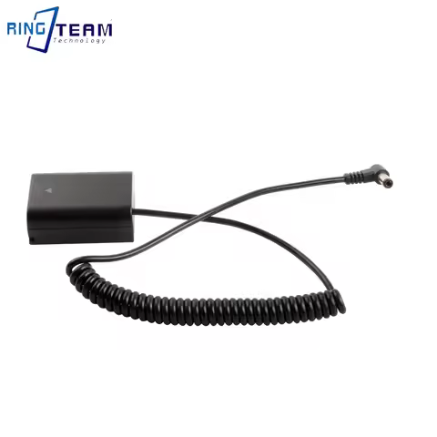 Brand New BLX-1 BLX1 Dummy Battery to Coiled Cable DC 5.5*2.5 Male for Olympus OM-1 OM1 Mirrorless C