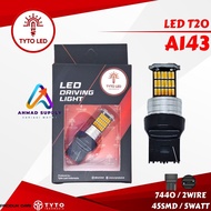TYTO A143 T20 7440 45SMD 5Watt 2Wire Dc Canbus Led Lamp