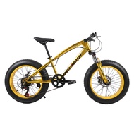 20 inch fat bike children kid fat tire mountain bike Beach cruiser bicycle high quality carbon steel disc brake big wheel MTB