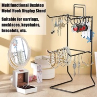 Accessory display rack where jewelry hangs jewellery organiser display stand