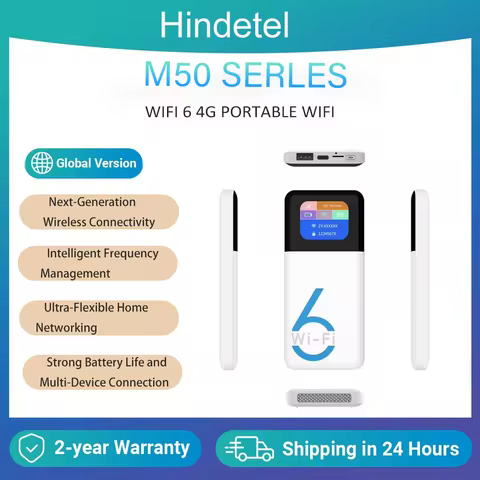 Hindetel 4G pocket wifi 10000mA battary Modem 4g portable wireless wifi 6 for travel