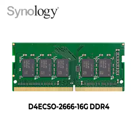 Synology DDR4 RAM 16GB ECC Unbuffered SODIMM RAM Laptop RAM Memory Module DDR4 D4ECSO-2666-16G