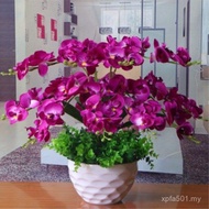 Living Room Reclining Plastic Flower Silk Flower Artificial Flower Decoration Artificial Flower Set 