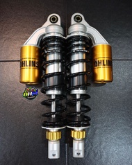 ohlins โช๊คหลัง โอลิน แก๊สแท้ ซีนเเท้ Pcx Nmax Xmax Gpx Drone ยาว330มิล