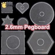 2.6mm Fuse Beads Boards Clear Plastic Pegboards  2.6mm Refill Fuse Beads 3000pcs for Craft Beads Fus