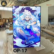 One Piece Anime Poster Photo Tile Picture Frame Wall Decoration Gift for Boyfriend Himen Art