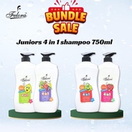 [Bundle Sale] Felora Junior Head to Toe 4 in 1 Soft Smooth Clean Body and Hair Shampoo 750ml // sabu