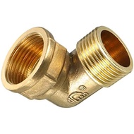 BSPPipeFittingGoodforWaterPipeBrassElbowAdapterToneDTGN1 Degree