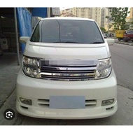 NISSAN ELGRAND E51 BONNET WING