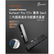 ️ Tomita j5create Surface Pro 7/7+Dedicated Gen2 Second-Generation Ultra-High-Speed Multi-Function D
