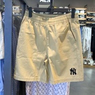 กางเกงขาสั้นสำหรับฤดูร้อนกีฬา MLB Yankee Ny สำหรับผู้ชายและผู้หญิงโลโก้ปักคู่รักกางเกงระบายอากาศแบบล