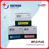 Inflo Plus I.V. Cathether Onemed perbox isi 50pcs/ Abocath 22G,24G,26G