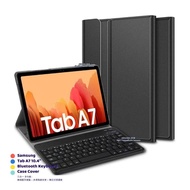❸in❶ Keyboard Case for Samsung Galaxy Tab A7 10.4" 2020 (SM-T500 T505 T507) Book Cover Keyboard Stan