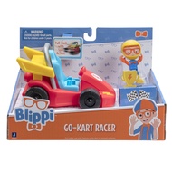 Blippi Go-Kart Racer Pull Back Vehicle - Features Racer Figure - Toys for Kids and Preschoolers Blip