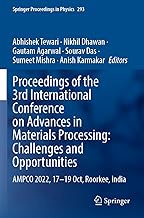 Proceedings of the 3rd International Conference on Advances in Materials Processing: Challenges and 