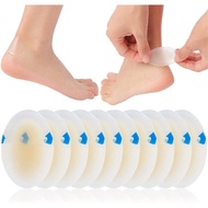 10 Pcs Gel Heel Blister Patch, Adhesive Waterproof Hydrocolloid Heel Protector, Blister Prevention C