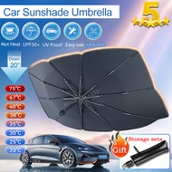 Nano Cooling Foldable Car Sunshade Umbrella full shading Car Sunshade Umbrella Foldable Car Umbrella