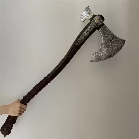 93cm Leviathan Cosplay Axe God of War 4 War Beast Sacrifice Axe Prop Weapons Playing Cos Pirate Ghos