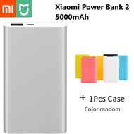 discount Xiaomi Power Bank 2 5000mAh PLM10ZM Mi Powerbank 5000 Portable Charging External Battery Po