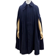 成色極佳 ▼ Yohji Yamamoto POUR HOMME HK-C34-156 羊毛披肩大衣 海軍藍 3碼 日本製造 正品 男裝