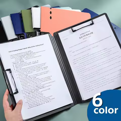 A4 File Folders, Documents Organizer, Clipboard Writing Cover, Paper Folder For Business & School, S