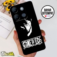 Case Infinix Smart 7 Casing Infinix Smart 7 Eksotik Silikon Anime Luffy Cassing Aksesoris Handphone 