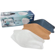 Jingxin Medical Adult Plus Size 4D Fish-Shaped Three-Dimensional Mask Flat MD Double-Stamped 25pcs [