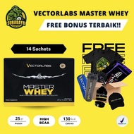 Vectorlabs master whey sachet vector labs master whey isolate protein 14 sachet 1 box non BXN whey m
