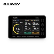 High Quality TC35 8-80V 100A RS485 Smart RV Forklift BT Battery Level Indicator Digital LCD Display 