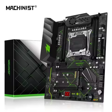 MACHINIST-E5 MR9A PRO ATX X99 Suporte a Placa Mãe, LGA 2011-3, Processador CPU Xeon E5V4, RAM DDR4 c