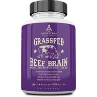 Ancestral Supplements Grass Fed Beef Brain Supplement with Beef Liver, Whole Food Brain Support Prom