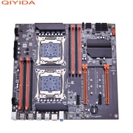 QIYIDA X99 Dual Motherboard X99 C612 Chip Supports LGA 2011-3 CPU DDR4 RAM NVME NGFF M.2 USB3.0 SATA