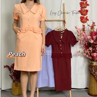‼️buy 4 free 1‼️ Cayra Couture peach collar dress M