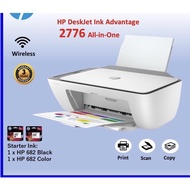 🔥HP Printer Deskjet 2776 Inkjet WIFi Printer, Pakai Hand Phone with ink cartridge [ORIGINAL]