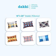 Dakki 16"x26" " Checkered Designs Medium Pillow