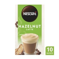 Nescafe Hazelnut Latte Coffee Sachets | 10 Packs