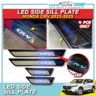 Honda CR-V CRV 2023 - 2025 LED Door Side Sill Step Plates Blue Plat Pintu Kereta Accessories Footste