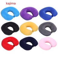 【Kajima】 Travel Neck Pillow Memory Foam Airplane Travel Comfortable Washable Cover Plane Neck Support Pillow For Neck