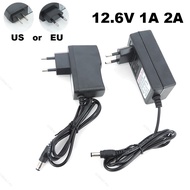 AC 110V 240V to DC 12.6V 1A 2A 1000ma charger Volt Power supply Adapter 5.5*2.5MM For 18650 lithium 