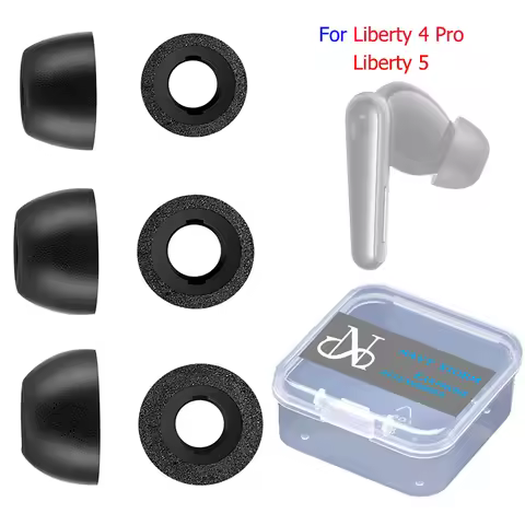 NavyStorm Eartips for Anker Soundcore Liberty 5 / 4 Pro Memory Foam Ear Tips Earpads Accessories 3 P