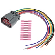 Penyambung Solenoid Transmisi Pigtail Plug Harness sesuai untuk Transmisi Model Ford E4OD 4R100 1995