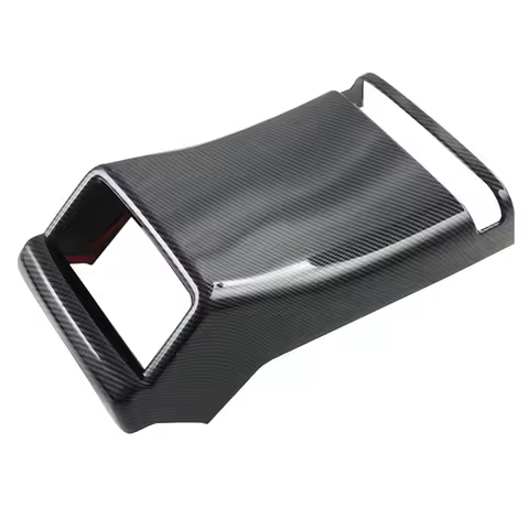 Car Rear Air Vent Outlet Cover Trim For Isuzu MU-X MUX 2022 2023 Accessories Carbon Fiber