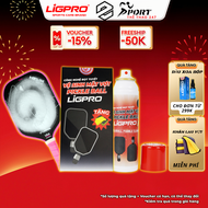 [MỚI 300ML] Chai xịt vệ sinh mặt vợt Pickleball LIGPRO 300ml TẶNG KHĂN chuyên dụng chăm sóc vệ sinh 