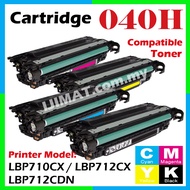 BCMY Compatible Toner Canon Cartridge 040 040H CRG LBP 710CX LBP710 cx LBP 712CDN LBP712 CDN LBP 712