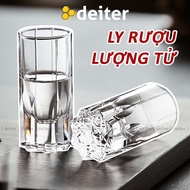 [Set of 6] Shooter DEITER Glass Wine Glasses with Super Beautiful Quantum Pattern, Capacity 30ml DT2