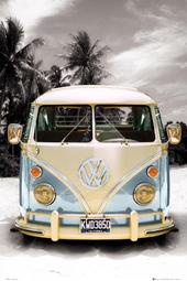 【英國進口汽車海報】VW 露營車 VW CAMPER (Beach) #PH0353