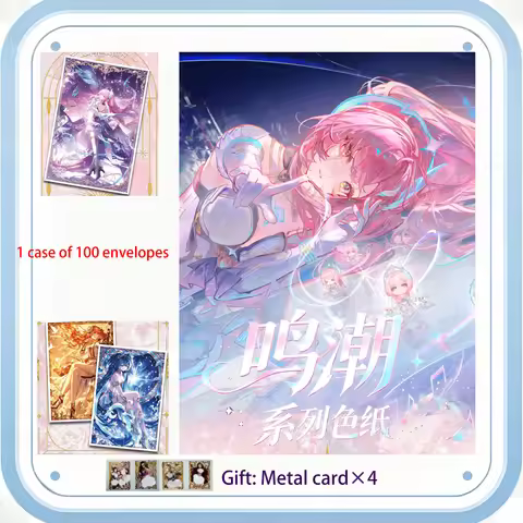 Wuthering Waves Character Game Collection Card Goddess Rare Anime Card Cartoon A6 Board Tabletop Bir