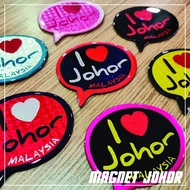Kampungku i love johor premium Fridge Magnet Peti Ais Johor Souvenir Gift ole ole Johore Malaysia [R